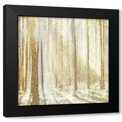 Forest of Gold 2 Black Modern Wood Framed Art Print by Kimberly, Allen