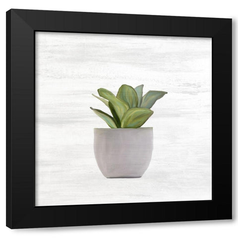 Spring Green 3 Black Modern Wood Framed Art Print by Kimberly, Allen
