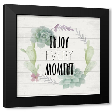 Simple Life B Black Modern Wood Framed Art Print by Kimberly, Allen