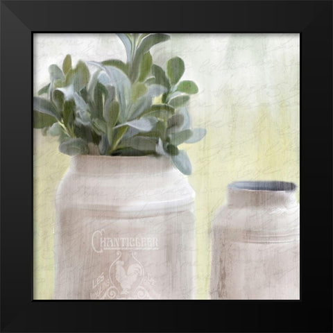 Farmhouse Mill Can Black Modern Wood Framed Art Print by Kimberly, Allen