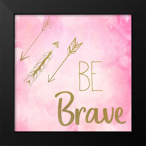 Always Be 2 Black Modern Wood Framed Art Print by Kimberly, Allen