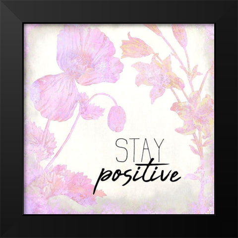 Colorful Spring 1 Black Modern Wood Framed Art Print by Kimberly, Allen