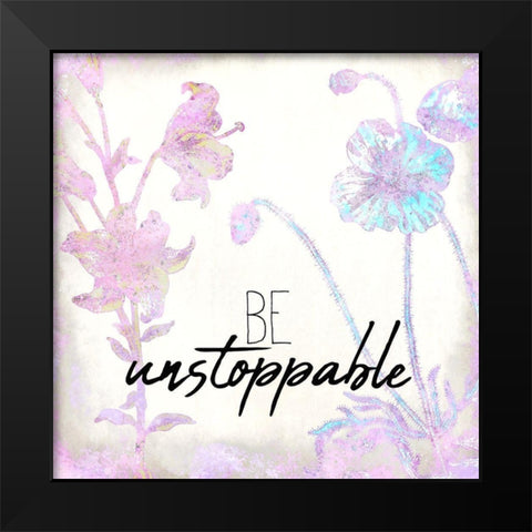 Colorful Spring 4 Black Modern Wood Framed Art Print by Kimberly, Allen