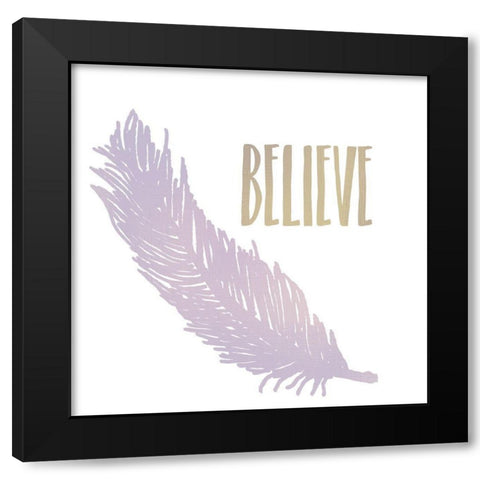 Hope is a Thing 3 Black Modern Wood Framed Art Print with Double Matting by Kimberly, Allen