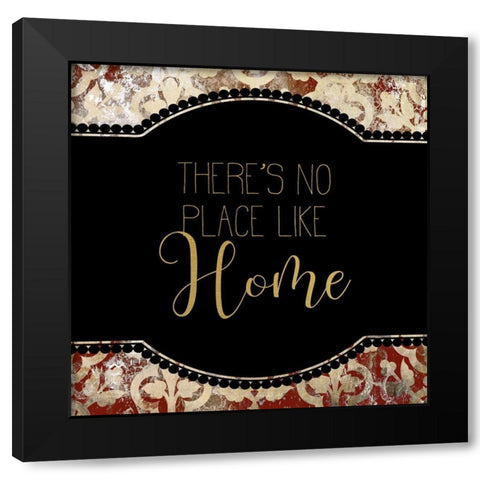 My Heart 3 Black Modern Wood Framed Art Print by Kimberly, Allen