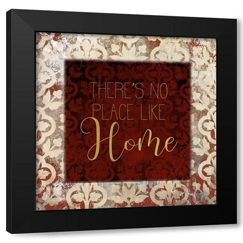 Love and Home 5 Black Modern Wood Framed Art Print by Kimberly, Allen