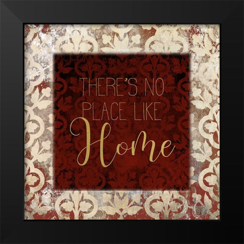 Love and Home 5 Black Modern Wood Framed Art Print by Kimberly, Allen