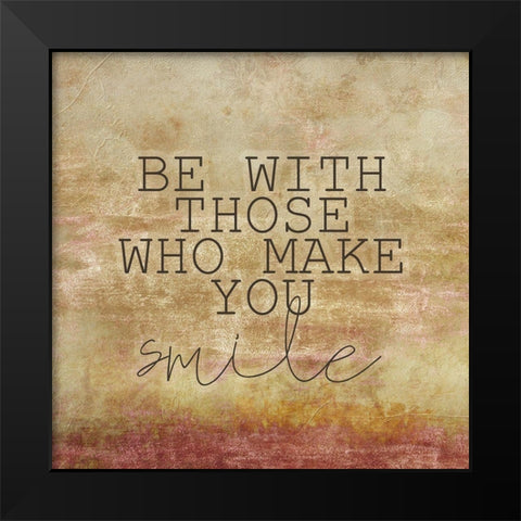 What Makes You 2 Black Modern Wood Framed Art Print by Kimberly, Allen