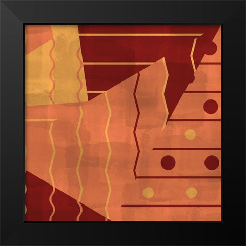 Mixed Square 2 Black Modern Wood Framed Art Print by Kimberly, Allen