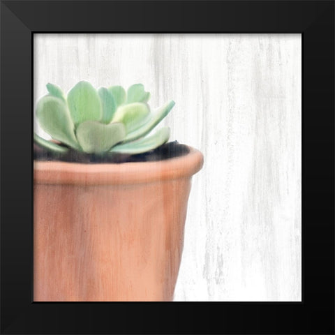 Copper Pot 1 Black Modern Wood Framed Art Print by Kimberly, Allen