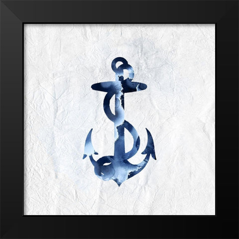 Blue Sea 1 Black Modern Wood Framed Art Print by Kimberly, Allen