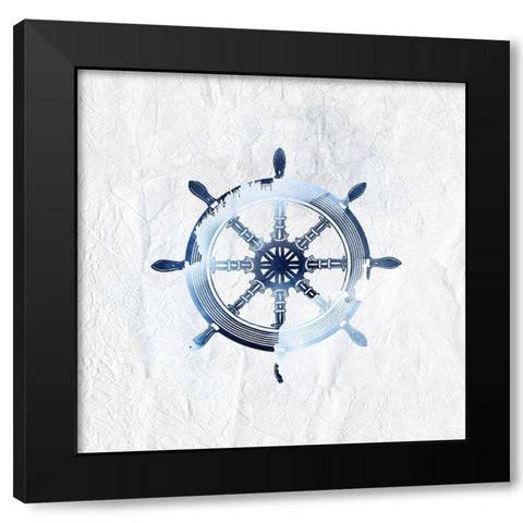 Blue Sea 2 Black Modern Wood Framed Art Print by Kimberly, Allen