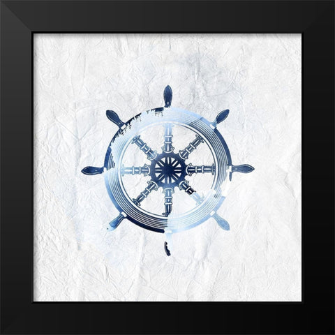 Blue Sea 2 Black Modern Wood Framed Art Print by Kimberly, Allen