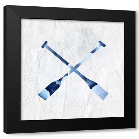 Blue Sea 3 Black Modern Wood Framed Art Print by Kimberly, Allen
