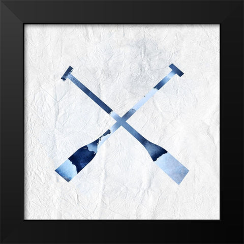 Blue Sea 3 Black Modern Wood Framed Art Print by Kimberly, Allen
