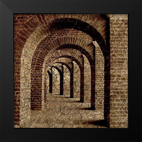 Underground 2 Black Modern Wood Framed Art Print by Kimberly, Allen