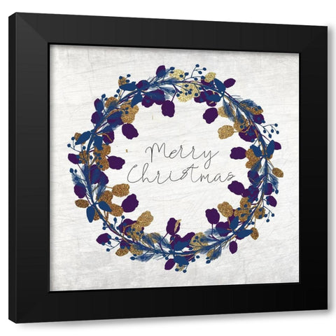 Christmas Luxe 8 Black Modern Wood Framed Art Print by Kimberly, Allen