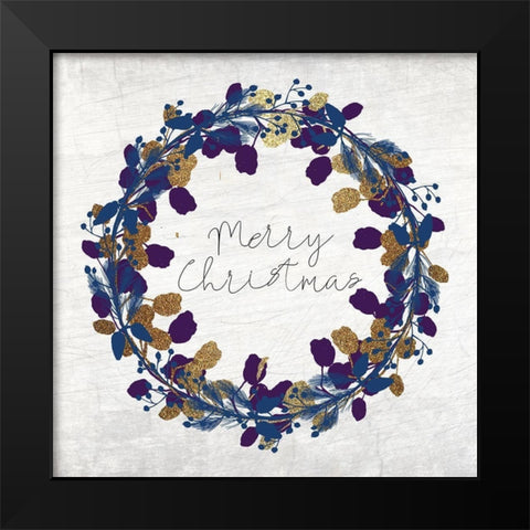 Christmas Luxe 8 Black Modern Wood Framed Art Print by Kimberly, Allen