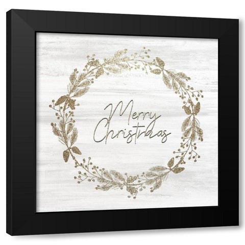 Christmas Romance 6 Black Modern Wood Framed Art Print with Double Matting by Kimberly, Allen