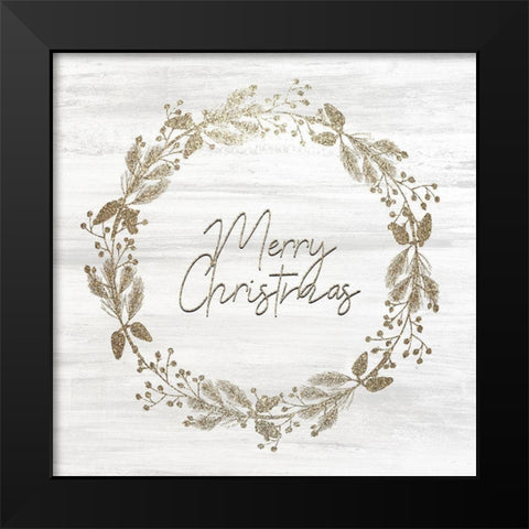 Christmas Romance 6 Black Modern Wood Framed Art Print by Kimberly, Allen