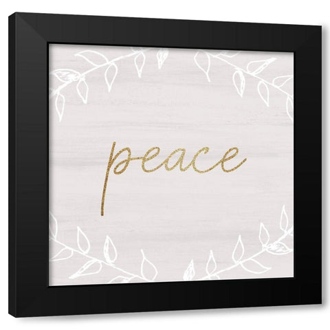 Christmas Romance 13 Black Modern Wood Framed Art Print by Kimberly, Allen