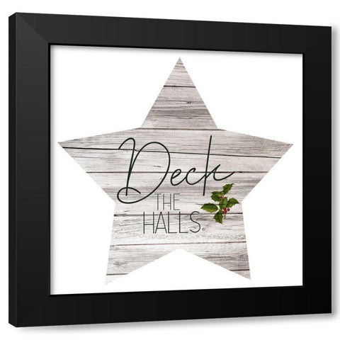 Farmhouse Christmas 2 Black Modern Wood Framed Art Print with Double Matting by Kimberly, Allen