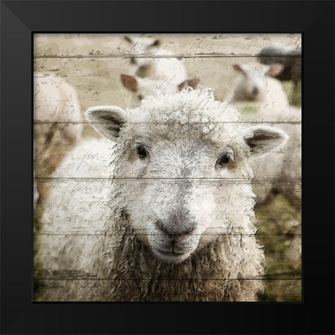 Farm Life 1 Black Modern Wood Framed Art Print by Kimberly, Allen