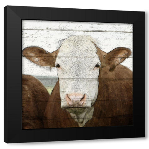Farm Life 3 Black Modern Wood Framed Art Print with Double Matting by Kimberly, Allen