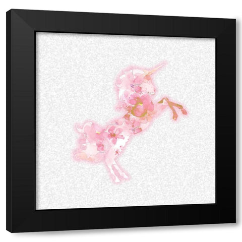 Believe 3 Black Modern Wood Framed Art Print by Kimberly, Allen