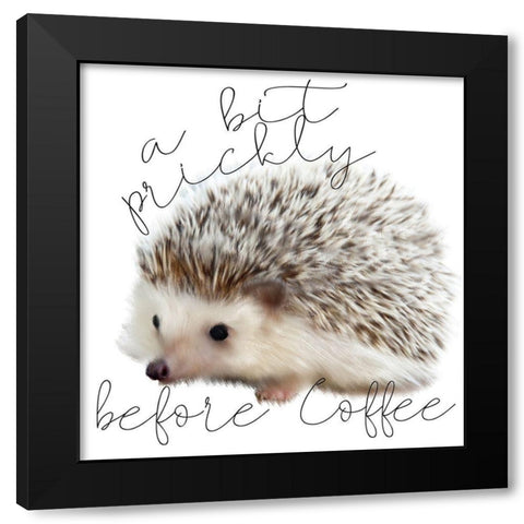 A Bit Prickly Black Modern Wood Framed Art Print with Double Matting by Kimberly, Allen