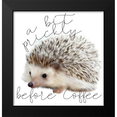 A Bit Prickly Black Modern Wood Framed Art Print by Kimberly, Allen