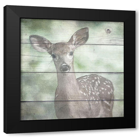 Woodland 4 Black Modern Wood Framed Art Print by Kimberly, Allen