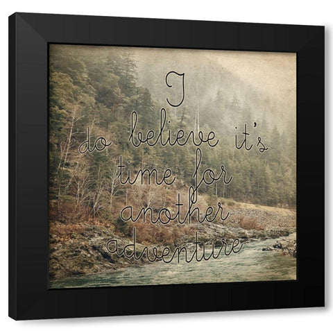 Another Adventure Black Modern Wood Framed Art Print by Kimberly, Allen