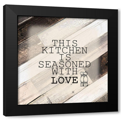 This Kitchen Black Modern Wood Framed Art Print by Kimberly, Allen