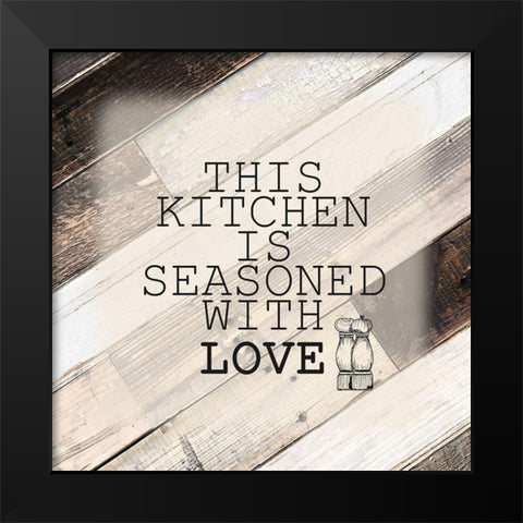 This Kitchen Black Modern Wood Framed Art Print by Kimberly, Allen