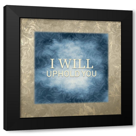 Isaiah 41-4 Black Modern Wood Framed Art Print with Double Matting by Kimberly, Allen