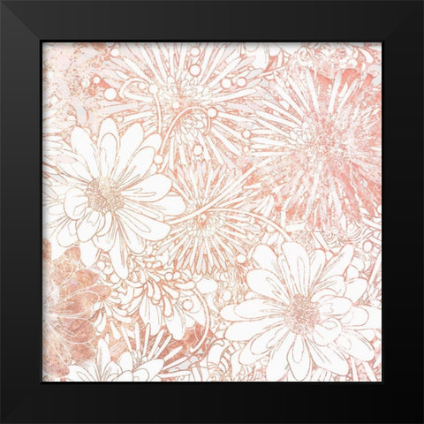 Paris Blush 2 Black Modern Wood Framed Art Print by Kimberly, Allen