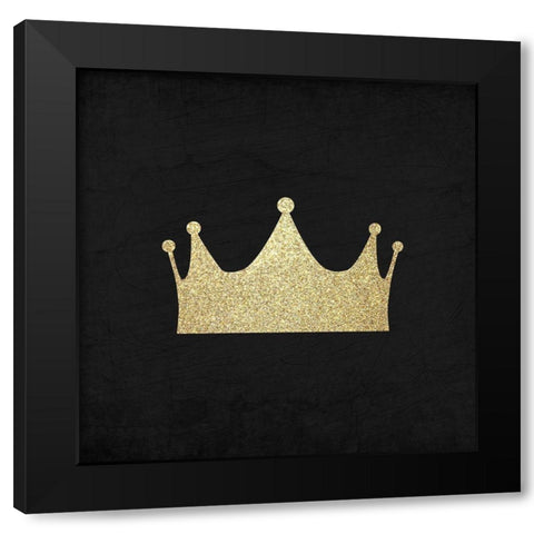 Paris Gold 3 Black Modern Wood Framed Art Print with Double Matting by Kimberly, Allen