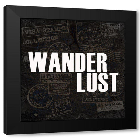 Wander 3 Black Modern Wood Framed Art Print by Kimberly, Allen