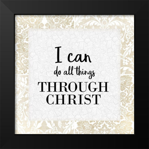God Will 2 Black Modern Wood Framed Art Print by Kimberly, Allen