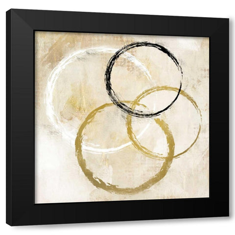 Ring Time 1 Black Modern Wood Framed Art Print by Allen, Kimberly