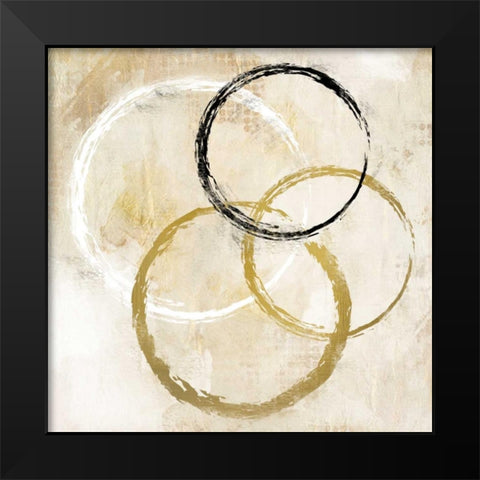 Ring Time 1 Black Modern Wood Framed Art Print by Allen, Kimberly