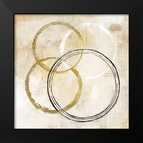 Ring Time 2 Black Modern Wood Framed Art Print by Allen, Kimberly