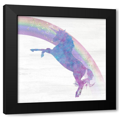 Over The Rainbow 2 Black Modern Wood Framed Art Print with Double Matting by Kimberly, Allen
