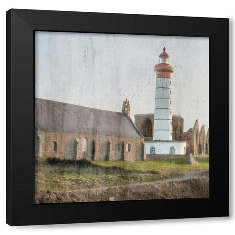 Road To The Lighthouse Black Modern Wood Framed Art Print with Double Matting by Kimberly, Allen