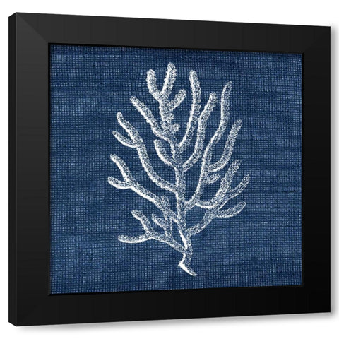 Indigo Sea 1 Black Modern Wood Framed Art Print by Allen, Kimberly