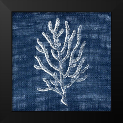 Indigo Sea 1 Black Modern Wood Framed Art Print by Allen, Kimberly