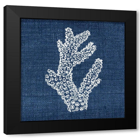 Indigo Sea 3 Black Modern Wood Framed Art Print by Allen, Kimberly
