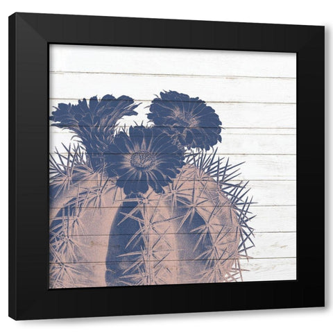 Desert Flower 1 Black Modern Wood Framed Art Print with Double Matting by Kimberly, Allen