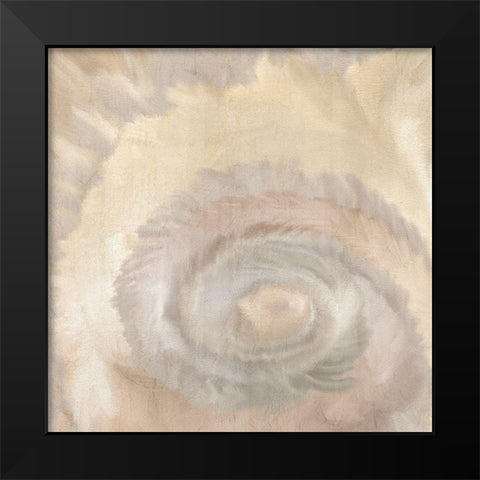 Neutral Swirl Black Modern Wood Framed Art Print by Kimberly, Allen